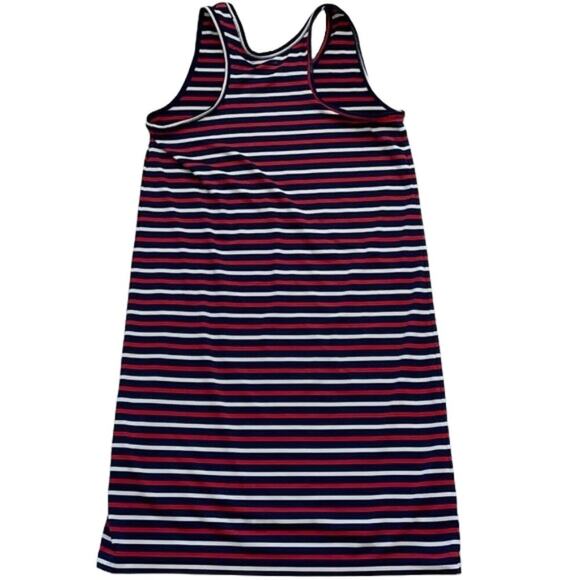 Vineyard Vines Girl's Sankaty Red, White, Blue Stripe Tank/Sleeveless Dress, 14 - Picture 2 of 9